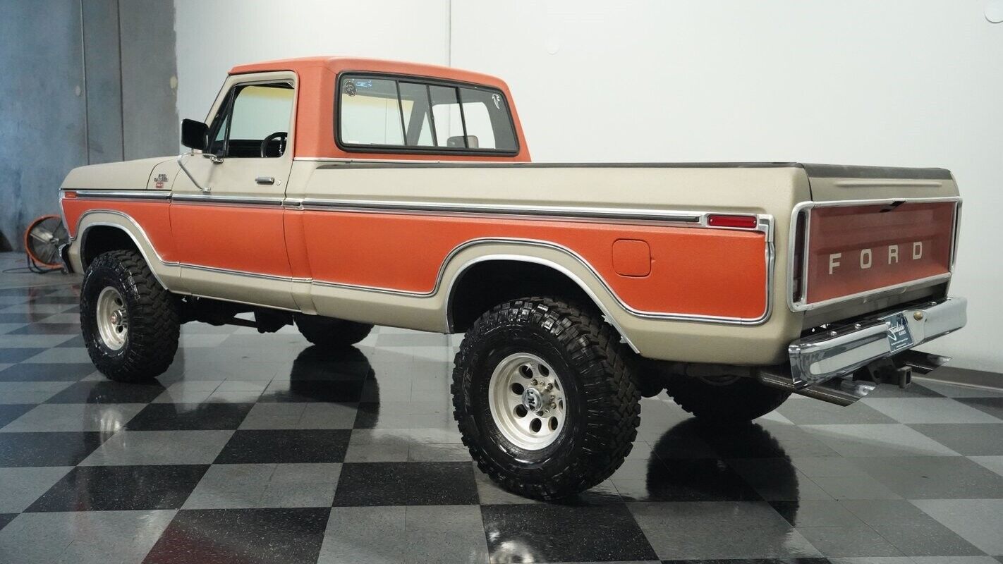 Ford-F-150-Pickup-1978-Orange-Black-45462-7