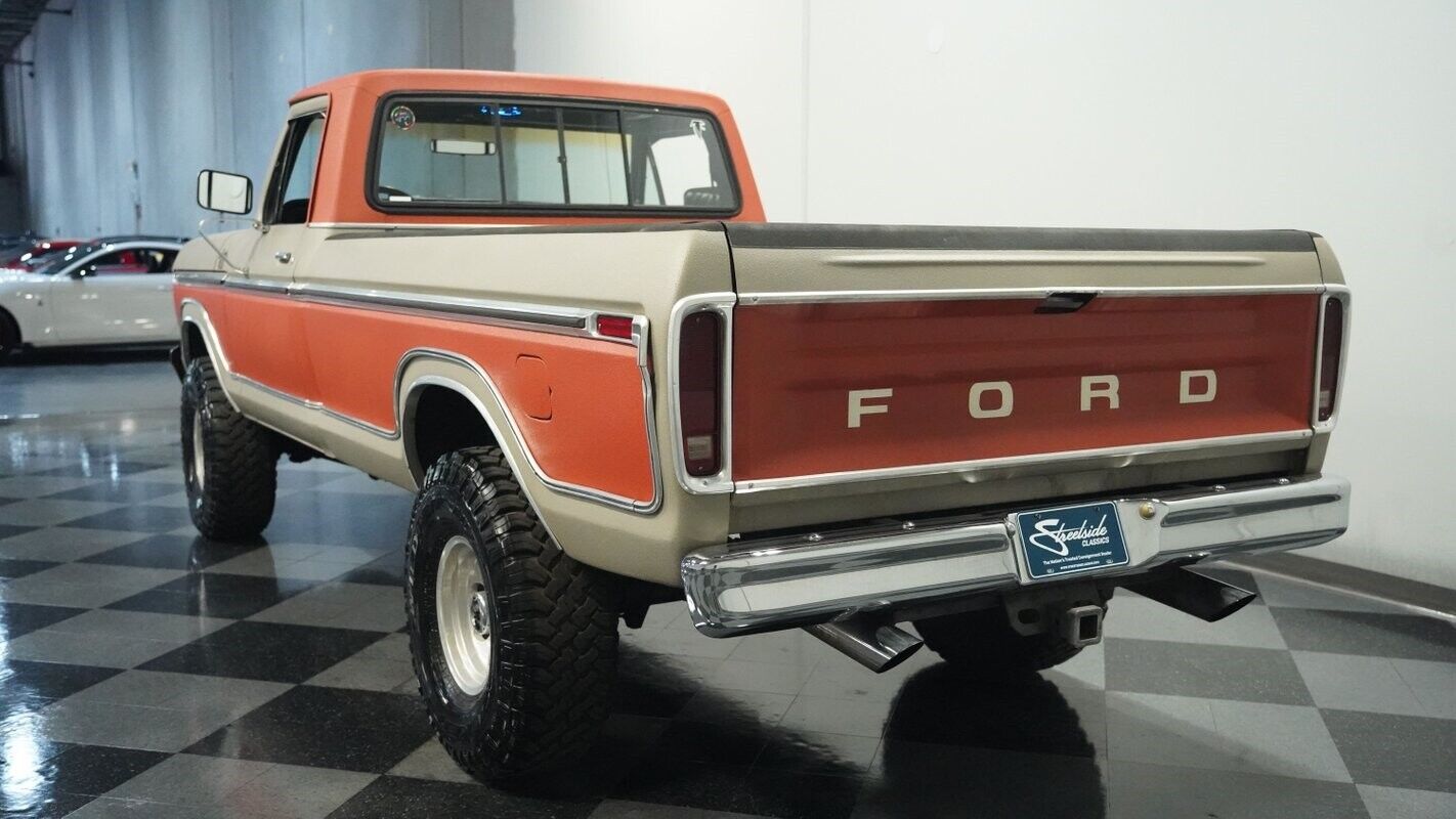 Ford-F-150-Pickup-1978-Orange-Black-45462-8