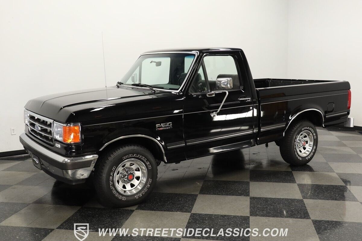 Ford-F-150-Pickup-1991-Black-Gray-703-5