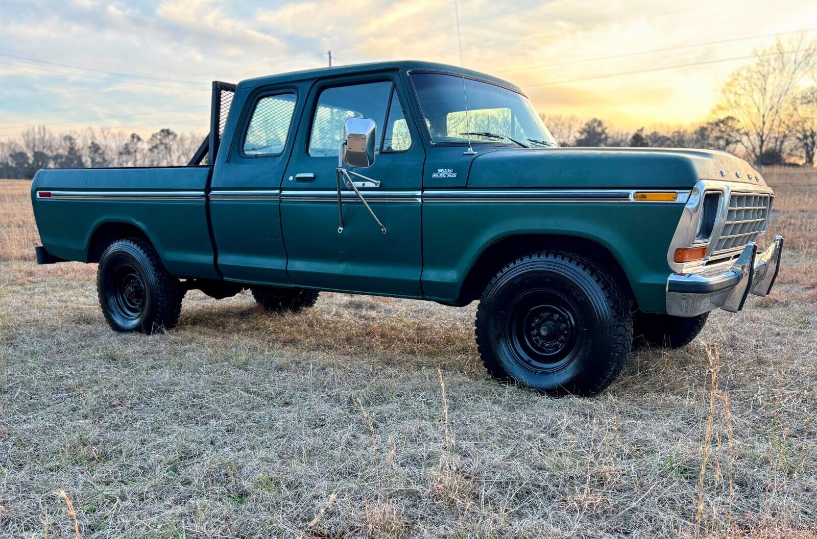 Ford-F-250-1978-Green-Green-145243-2