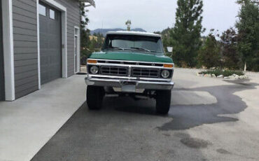 Ford-F-250-Pickup-1977-Green-Tan-199237-4