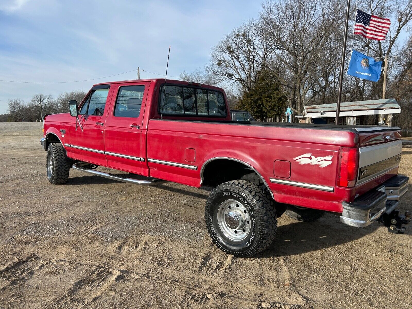 Ford-F-350-Pickup-1994-Red-Gray-247839-2