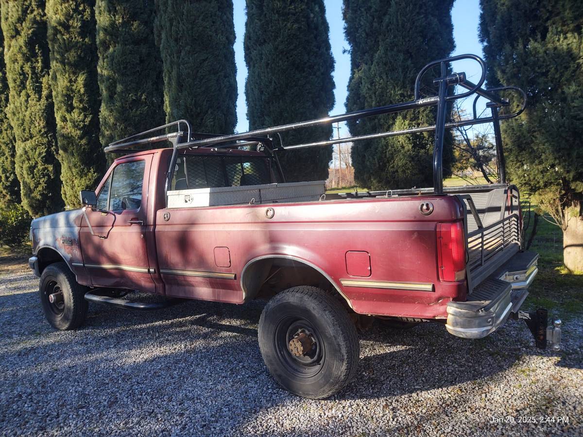 Ford-F-350-xlt-diesel-1992-red-283286-1