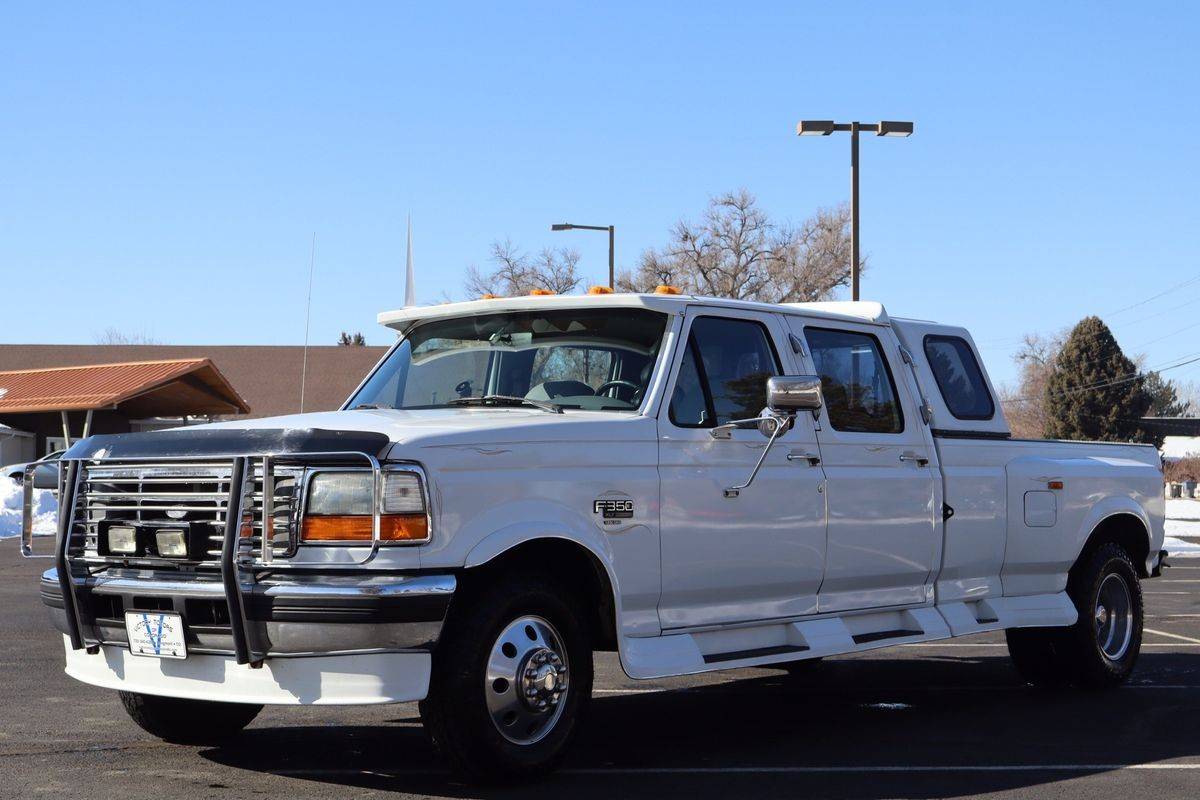 Ford-F-350-xlt-diesel-1994-white-198894-10