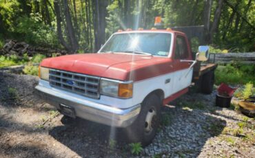 Ford-F350-dually-diesel-1990-red-160934-2