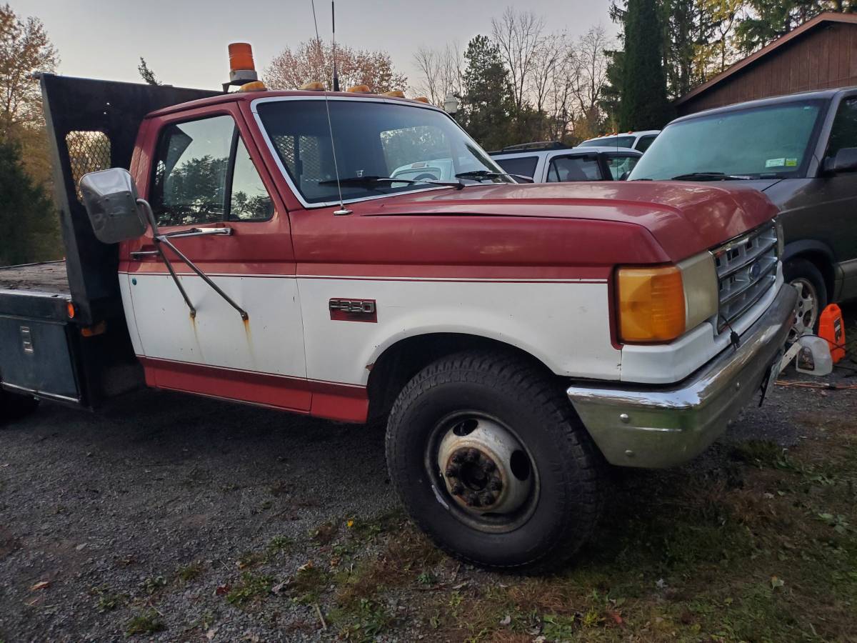 Ford-F350-dually-diesel-1990-red-160934-4