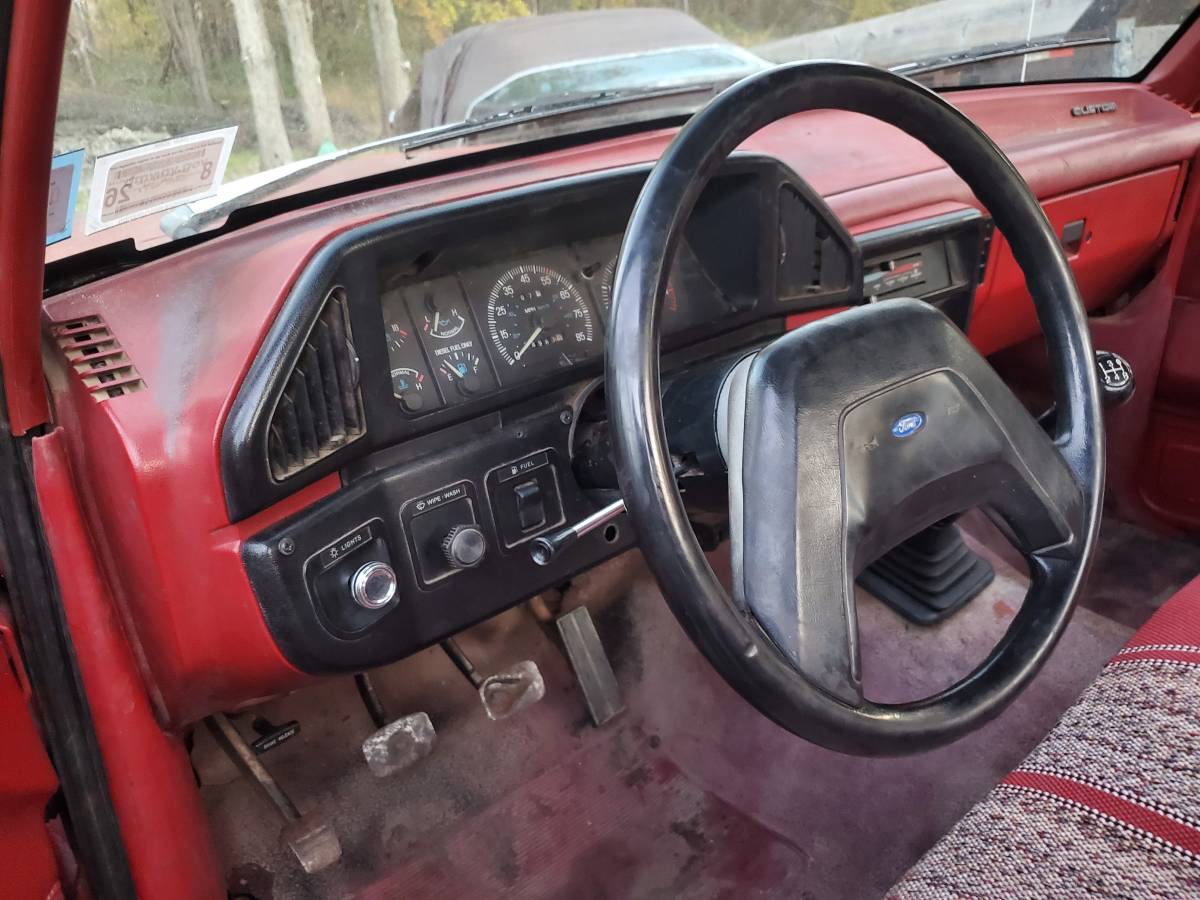 Ford-F350-dually-diesel-1990-red-160934-9