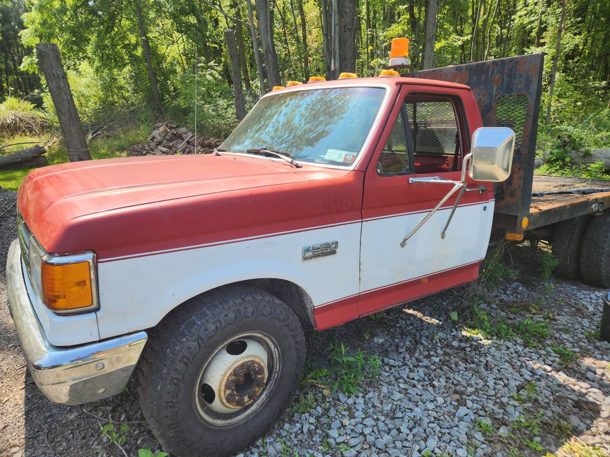 Ford-F350-dually-diesel-1990-red-160934