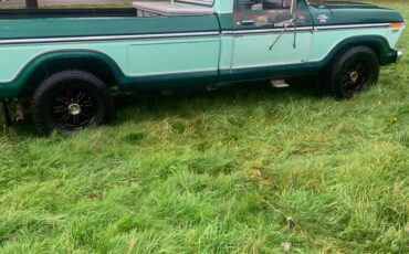 Ford-F350-ranger-xlt-camper-special-1977-green-91732-1