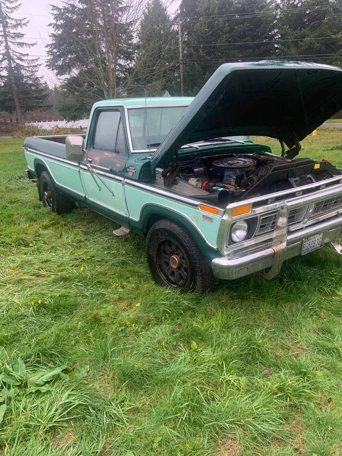 Ford-F350-ranger-xlt-camper-special-1977-green-91732-17