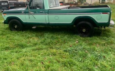 Ford-F350-ranger-xlt-camper-special-1977-green-91732