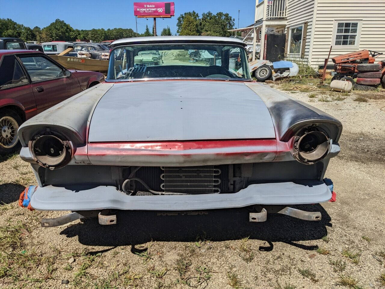 Ford-Fairlane-Cabriolet-1957-Gray-Black-66089-1