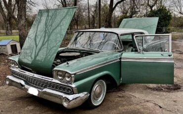 Ford-Fairlane-Galaxie-500-Berline-1959-Green-Beige-61155-10