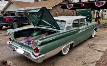 Ford-Fairlane-Galaxie-500-Berline-1959-Green-Beige-61155-11