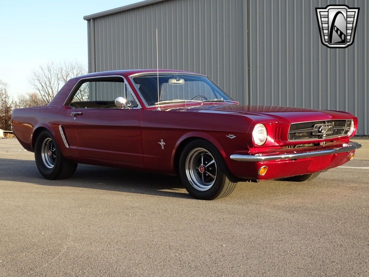 Ford-Mustang-Coupe-1965-Maroon-Black-95342-10