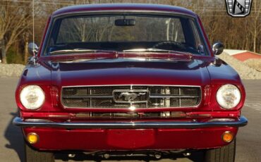 Ford-Mustang-Coupe-1965-Maroon-Black-95342-2