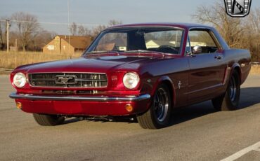 Ford-Mustang-Coupe-1965-Maroon-Black-95342-3