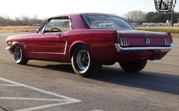 Ford-Mustang-Coupe-1965-Maroon-Black-95342-6