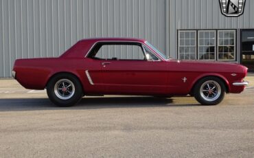 Ford-Mustang-Coupe-1965-Maroon-Black-95342-9