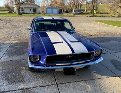 Ford-Mustang-Coupe-1968-Blue-Black-0-2