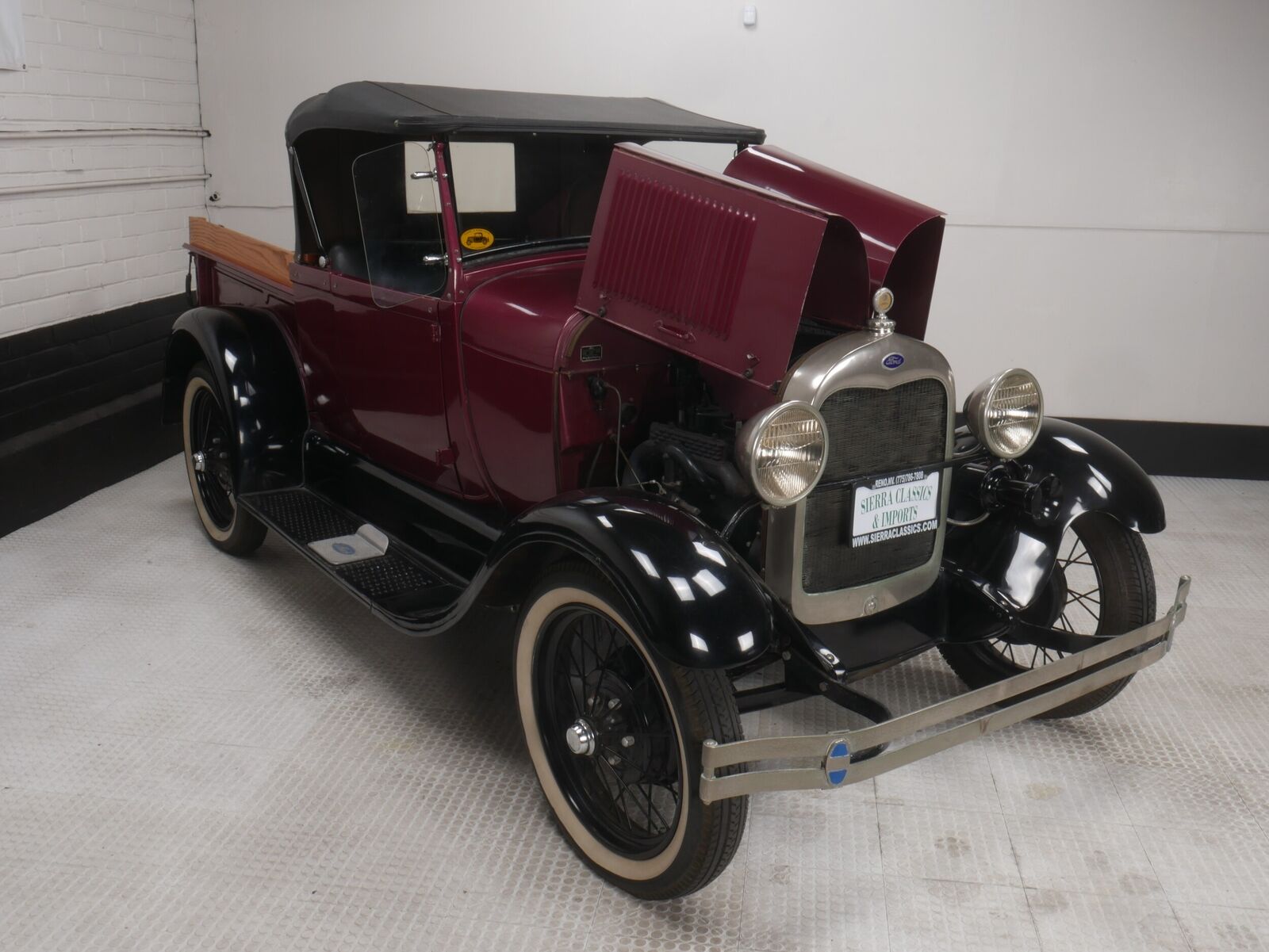 Ford-Other-Pickups-Pickup-1929-Burgundy-Black-0-2