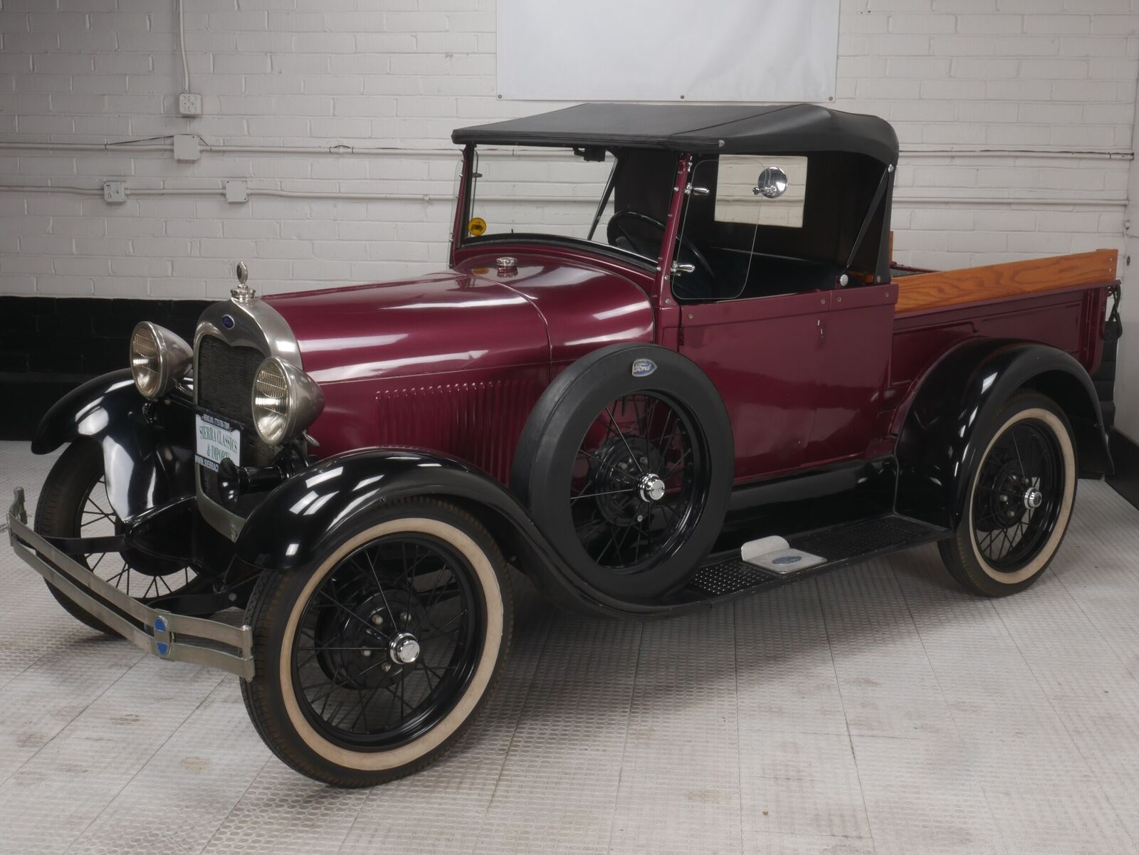 Ford-Other-Pickups-Pickup-1929-Burgundy-Black-0-8