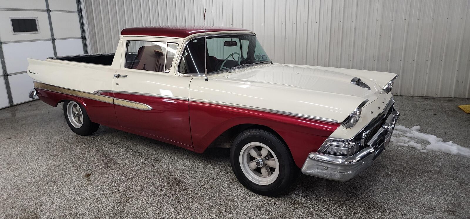 Ford-Ranchero-Pickup-1958-Red-93516-3