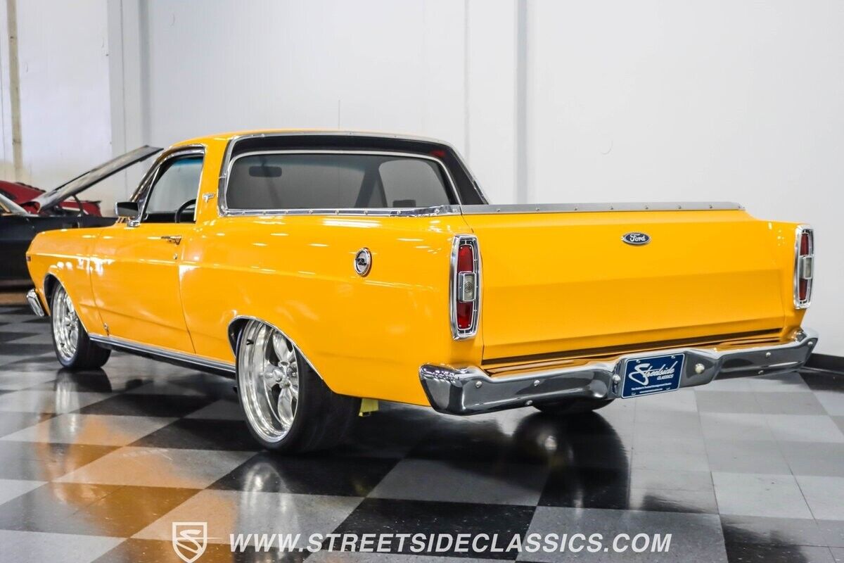 Ford-Ranchero-Pickup-1966-Yellow-Black-32106-9