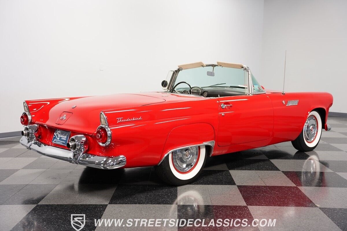 Ford-Thunderbird-Cabriolet-1955-Red-Black-131683-13