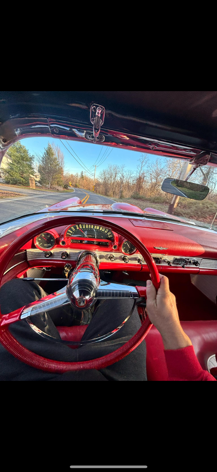 Ford-Thunderbird-Cabriolet-1955-Red-Red-23818-1