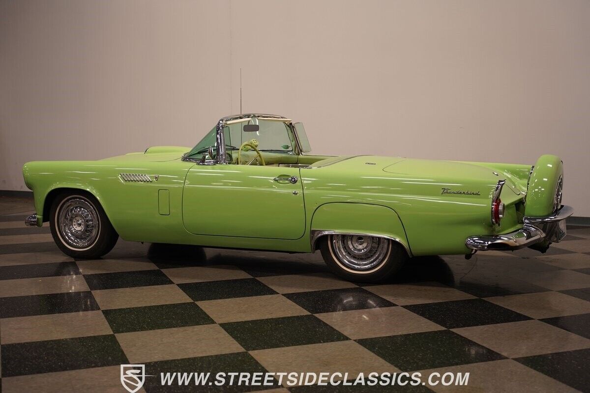 Ford-Thunderbird-Cabriolet-1956-Green-Green-135793-10