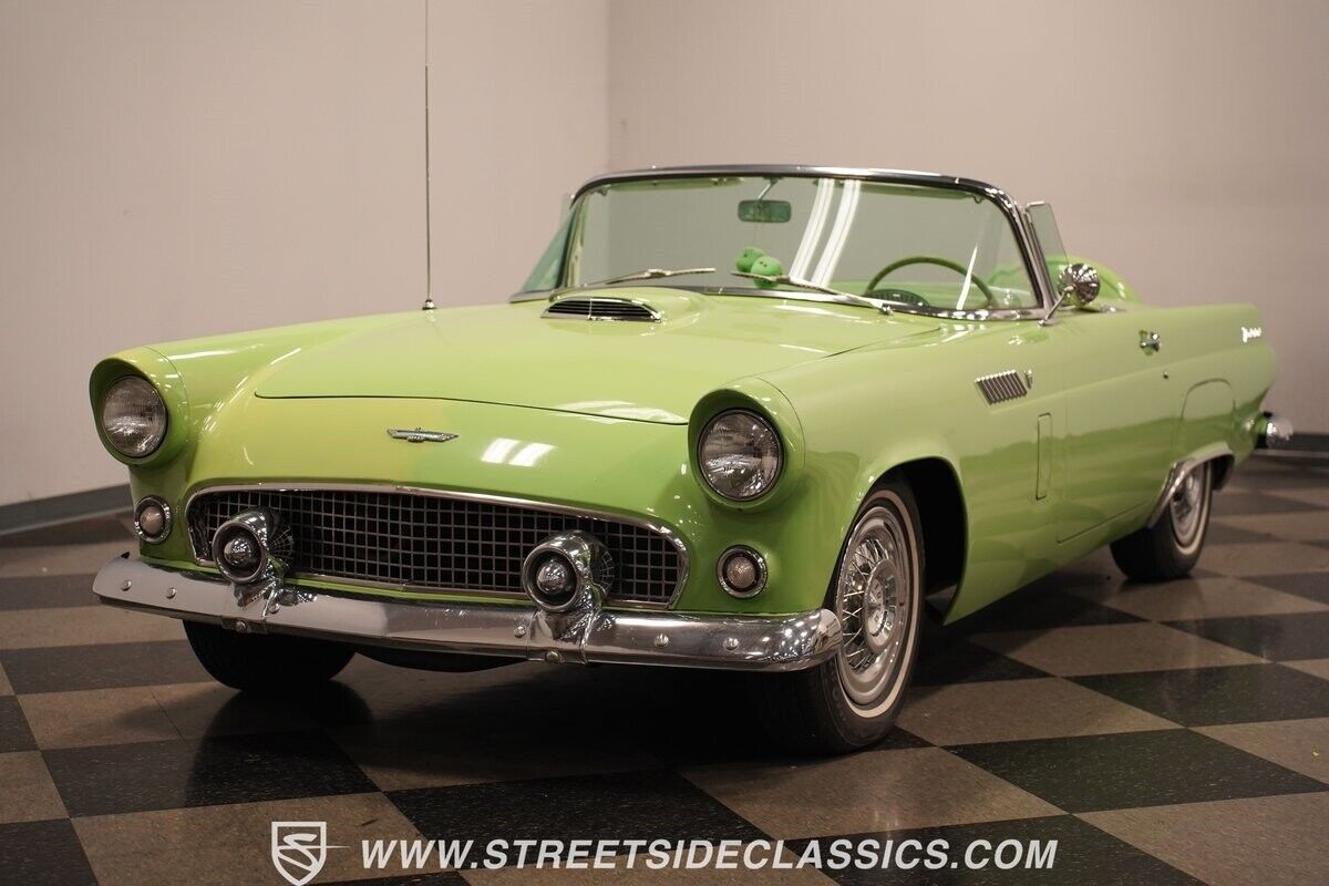 Ford-Thunderbird-Cabriolet-1956-Green-Green-135793-6