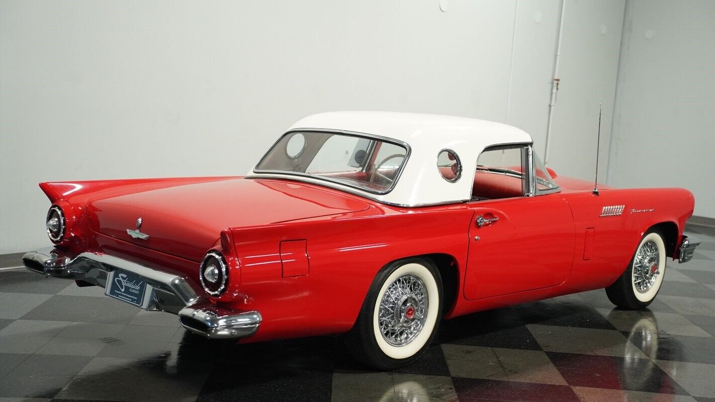 Ford-Thunderbird-Cabriolet-1957-Red-Red-68415-10