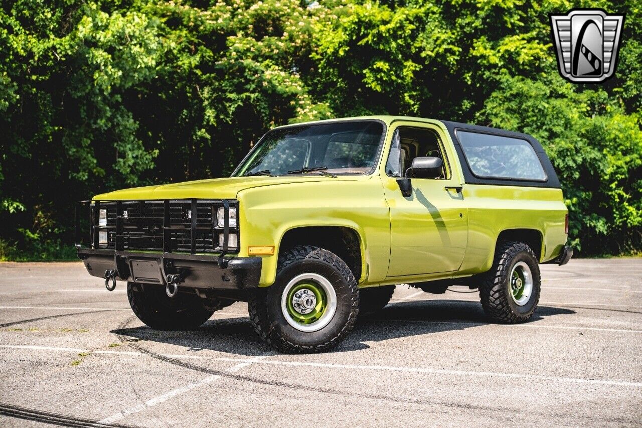 GMC-Blazer-Cabriolet-1984-Green-Tan-88253-2