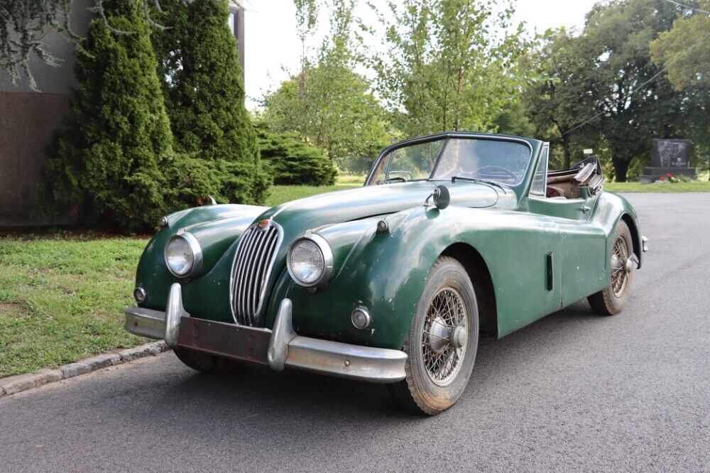 Jaguar-XK140-DHC-1957-Green-Tan-0-1