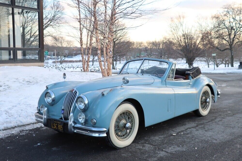 Jaguar-XK140-Drophead-Coupe-1956-Blue-Red-0-1