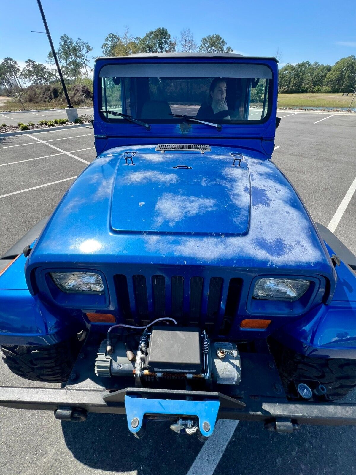 Jeep-Wrangler-1995-Blue-Tan-156106-13