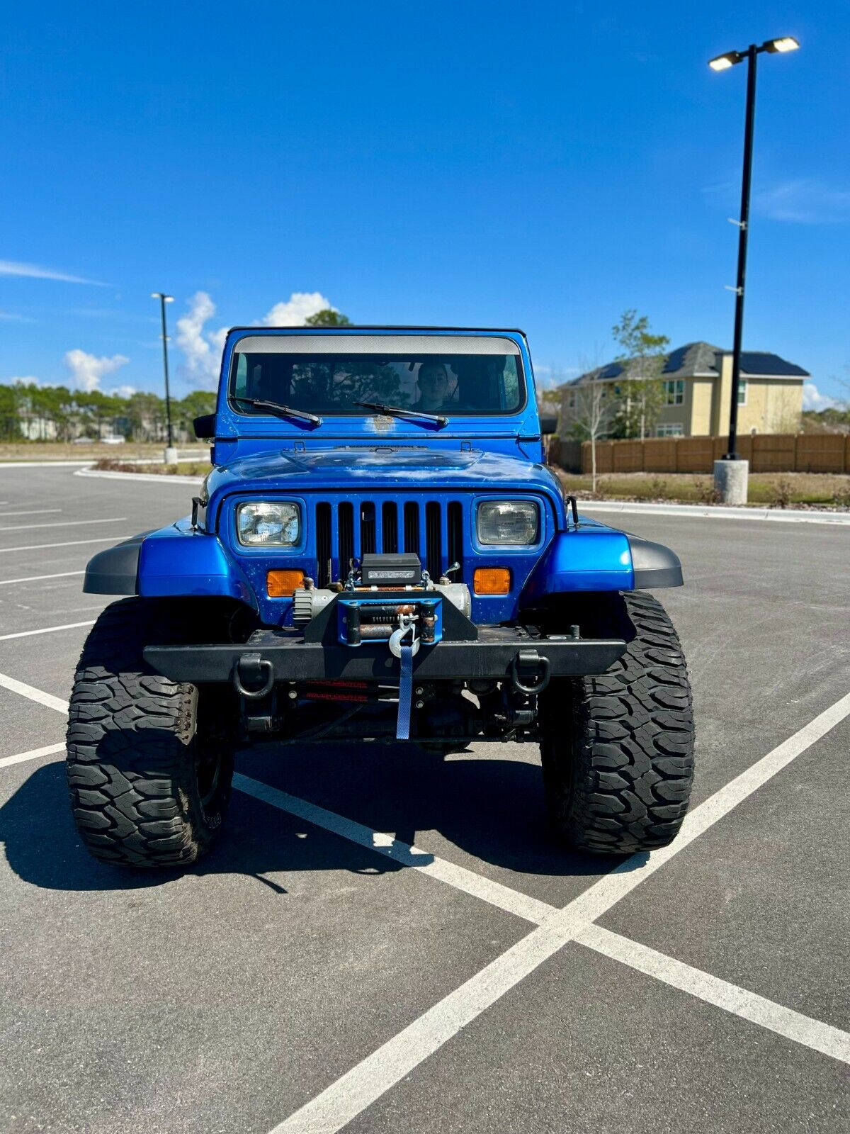 Jeep-Wrangler-1995-Blue-Tan-156106-3