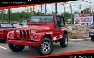 Jeep Wrangler SUV 1992 à vendre