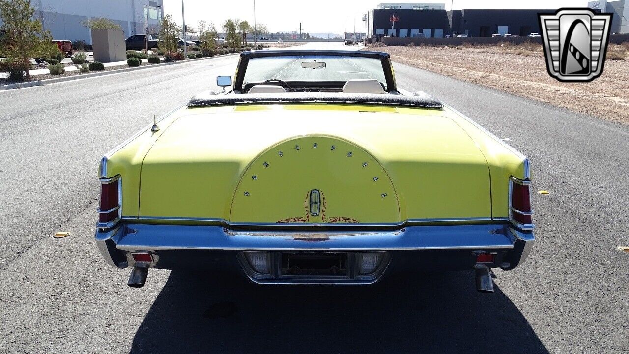 Lincoln-Continental-1971-Yellow-White-112841-5