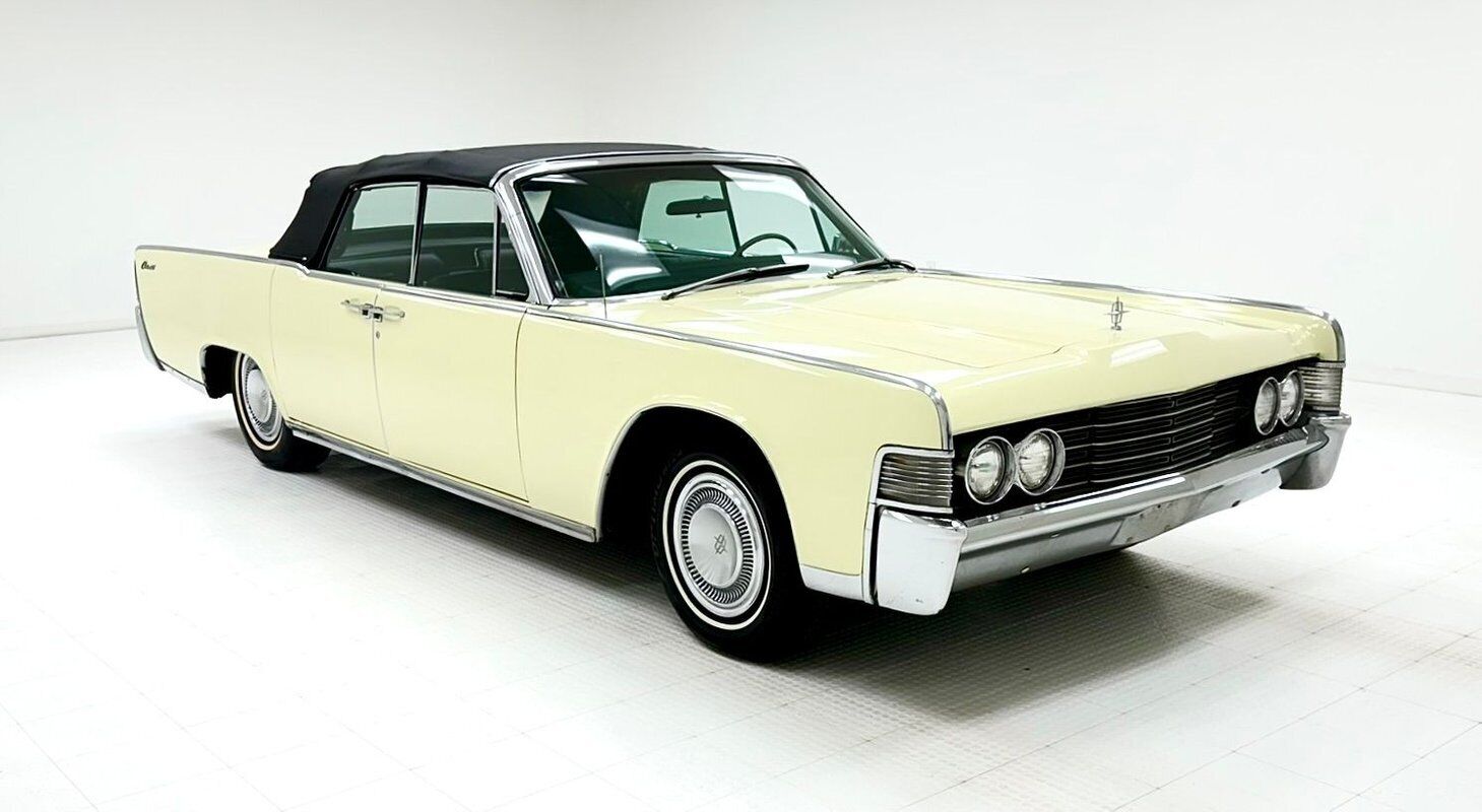 Lincoln-Continental-Cabriolet-1965-Yellow-Black-161631-6