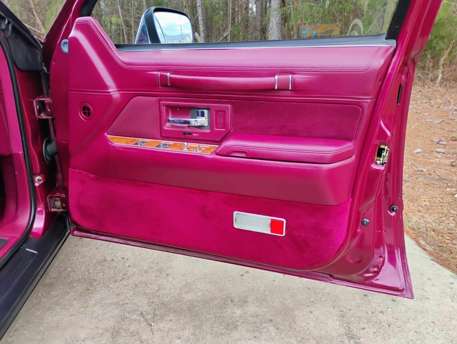 Lincoln-Town-Car-Berline-1993-Red-Red-165762-18