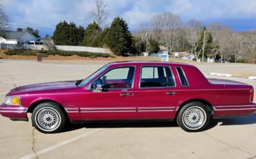 Lincoln-Town-Car-Berline-1993-Red-Red-165762-24