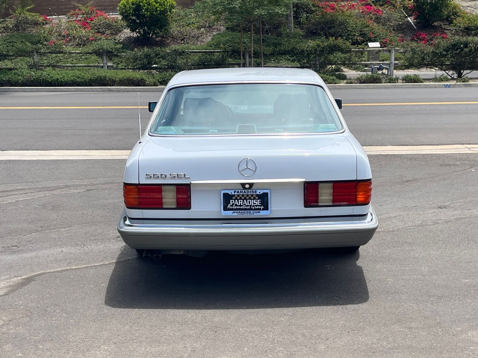 Mercedes-Benz-500-Series-1987-White-Gray-128345-4