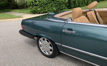 Mercedes-Benz-500-Series-Cabriolet-1986-Teal-Tan-179295-13