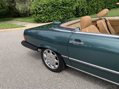 Mercedes-Benz-500-Series-Cabriolet-1986-Teal-Tan-179295-13