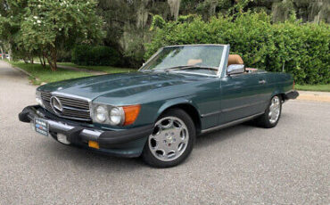 Mercedes-Benz-500-Series-Cabriolet-1986-Teal-Tan-179295-14