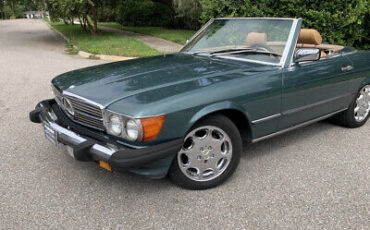 Mercedes-Benz-500-Series-Cabriolet-1986-Teal-Tan-179295-15