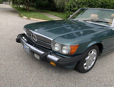 Mercedes-Benz-500-Series-Cabriolet-1986-Teal-Tan-179295-16