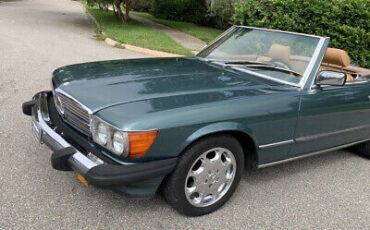 Mercedes-Benz-500-Series-Cabriolet-1986-Teal-Tan-179295-17